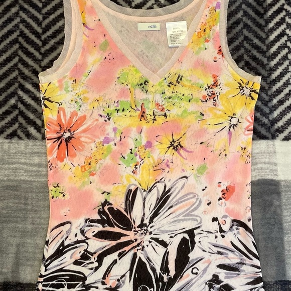 Amazing Y2K Floral Print Top - Picture 5 of 5